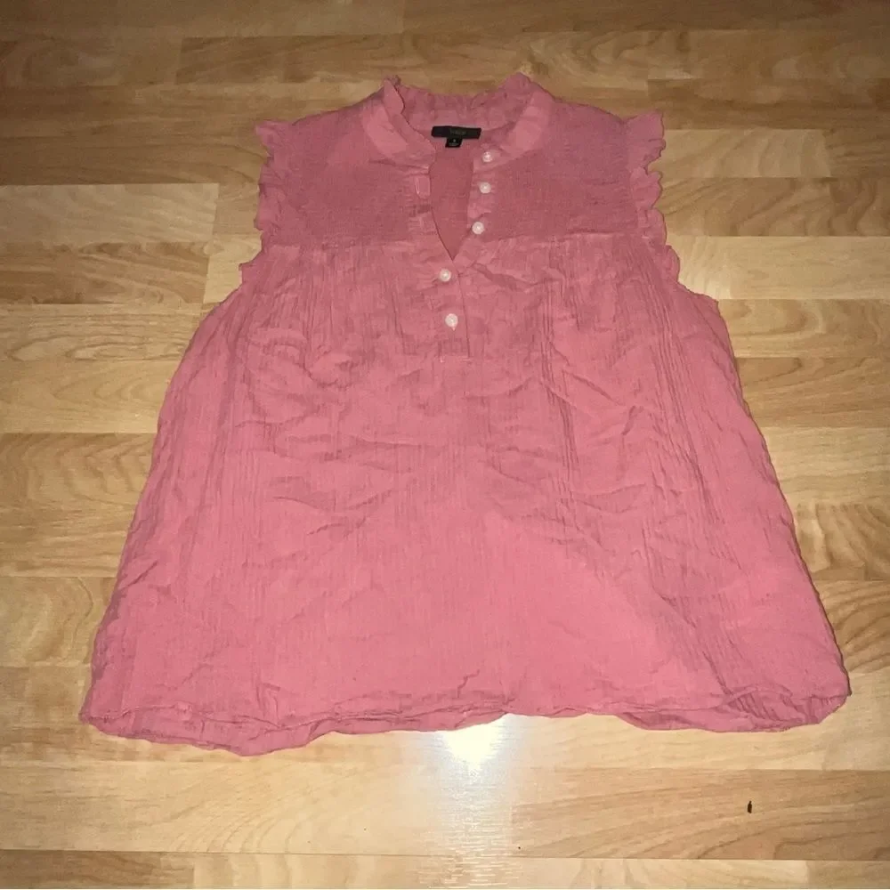 J. Crew Mauve Pink Sleeveless Blouse
